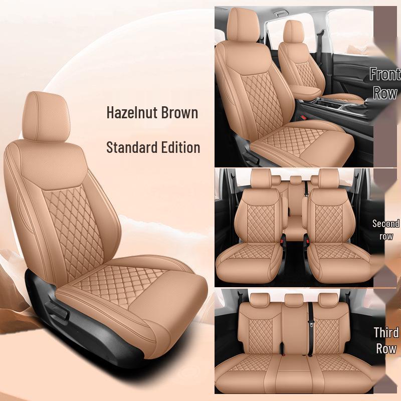 Wuling Jiachen Seven-Seat Leather Car Seat Cushion - All Seasons Universal Fit