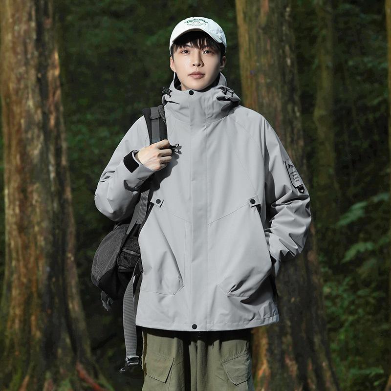 Best-Selling Unisex 3-in-1 Couple's Trekking Jacket Set for Outdoor Mountaineering