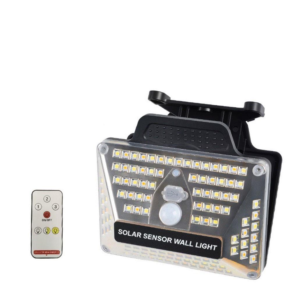 Waterproof Solar Motion Sensor Light USB Charging Remote Control Solar Wall Lamp High Bright Clip on Solar Clip Light Waterproof