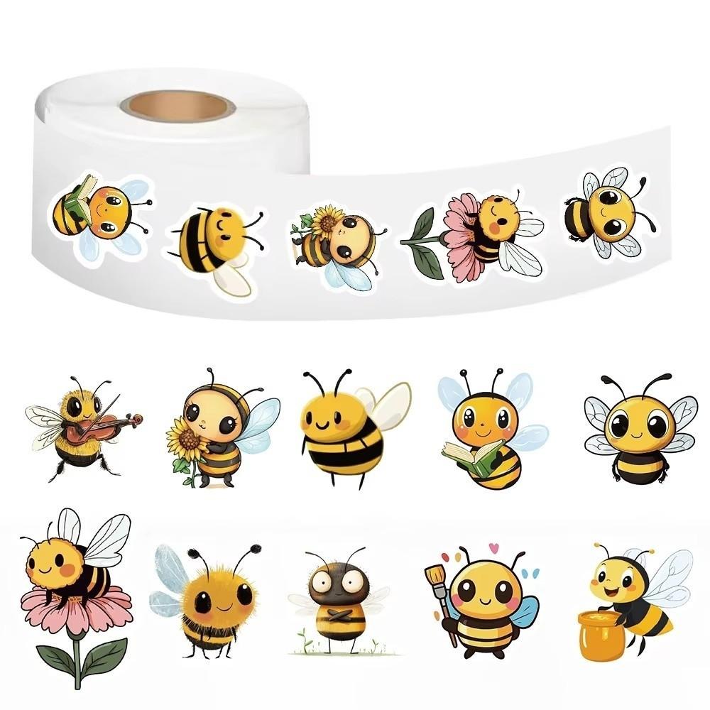 DIY Bee Stickers Waterproof Decoration Sticker Guitar Sticker Decor for Water Cup Computer