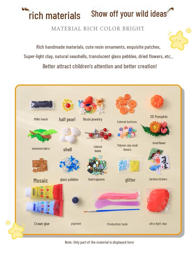 Children's DIY Creative Plate Painting Kit - Shell Design Ornaments