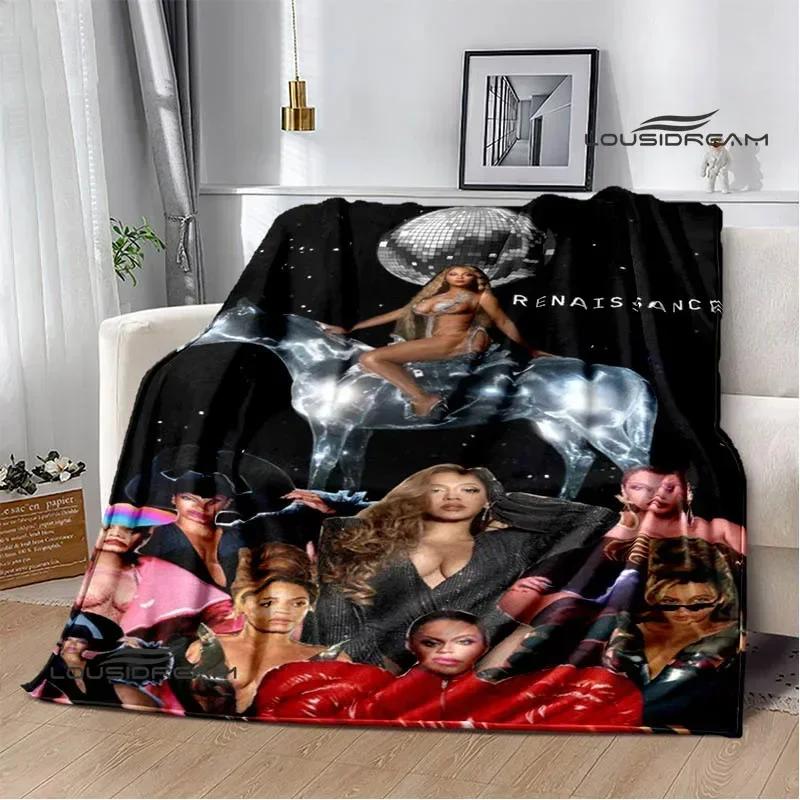 Beyonce Giselle Knowles Bedruckte Decken Flanell Warme Decke Weiche Gemütliche Decke Sofa Bettdecke Reisedecken Geburtstagsgeschenk