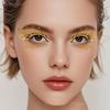 {MX} Glitter Stickers Face Eyeliner Tattoo Flash Gold Temporary Tattoos Waterproof Makeup Decals For Girls Party Music Festival