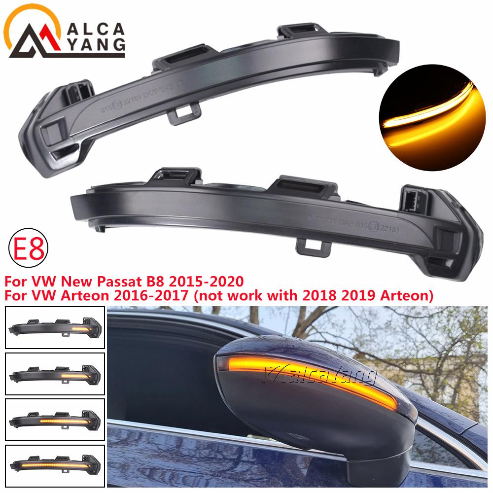 Sequential Flashing Mirror Lamp Dynamic Blinker LED Turn Signal Light For VW Volkswagen Golf 8 GTI R GTE GTD MK8 2020 2021