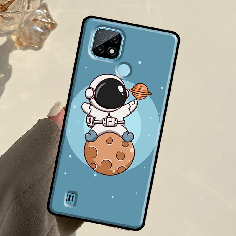 Star Astronaut Cute For Realme GT 7 Pro GT 6T 6 5 C67 C61 C55 C53 C51 C21Y C25S C75 10 11 12 13 14 Pro Plus Case