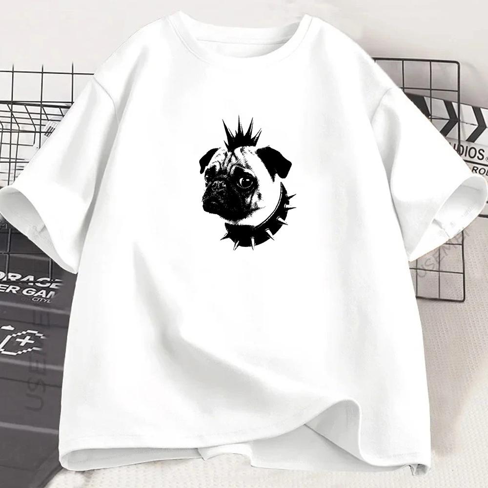 Punk Raccoon Graphic Tshirt Shortsleeve Edgy Animal Design Rebellious Fashion Streetwear Top For Unisex Unisex Minimalist Top
