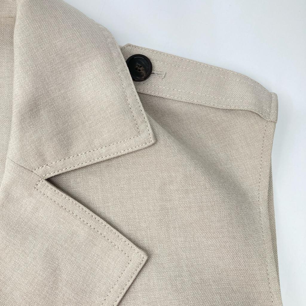 LAUTREAMONT 24Stainless Steel 3104-41081 RENU Sleeveless Coat Coat 38 beigeUsed