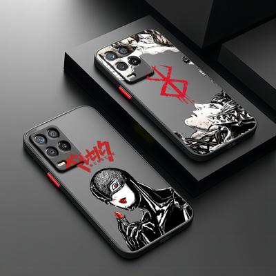 Berserk Comics Anime For OPPO Find X5 X3 Neo F21S F21 K10 Pro Lite TPU Shockproof Frosted Translucent Phone Case