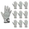 Work Pig Split 10 LL Gray [ACE] [Bulk Purchase] [10-Pack] Gloves, Leather, Padded, Pairs, Size, AG547-10P,