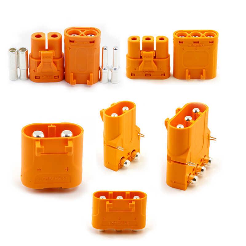 Amass LCB 40/50/60PW-M/F Crimp Purple Copper Silver-Plated Locking Circuit Board Connector