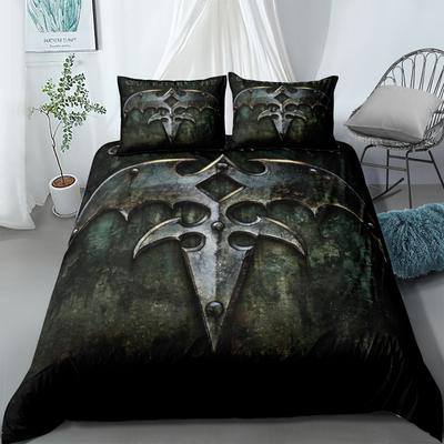 Queens Gothic Zestaw Poszwy na Kołdrę UK Pojedynczy Podwójny Queen US Twin Full King Size Zestaw Pościeli