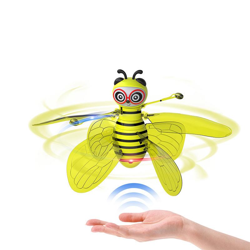 Veículo Voador Little Bee Aeronave Sensoriamento por Gestos Veículo Helicóptero Voador Luzes Brinquedos Infantis Presente de Aniversário Natal