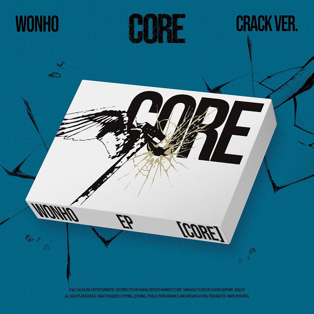 [POB] WONHO [CORE] EP Album (RAW / SHELL / CRACK ver.)