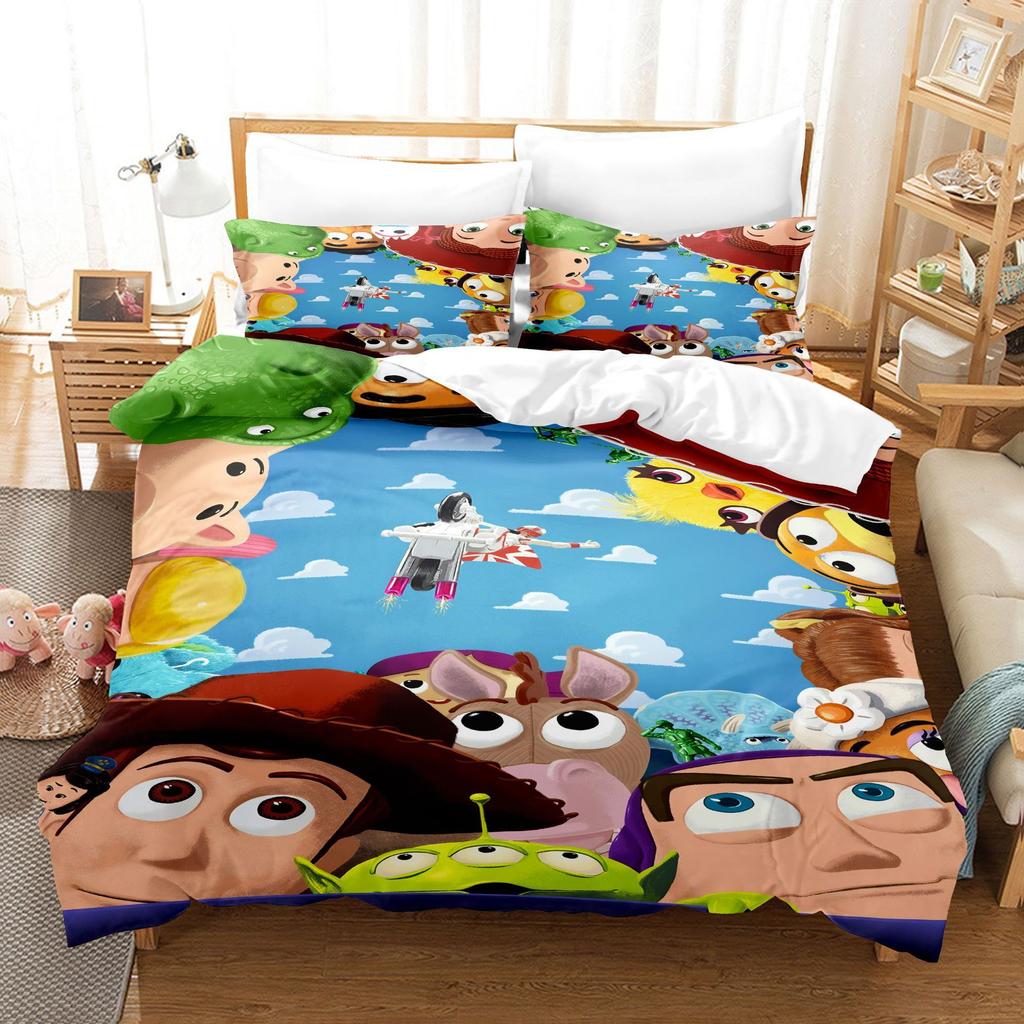 Printed Three-Dimensional 3D Digital Home Textile Three-Piece Children'S Home Textile Kit