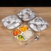 Xihe 304 Stainless Steel Divided Meal Tray Set
