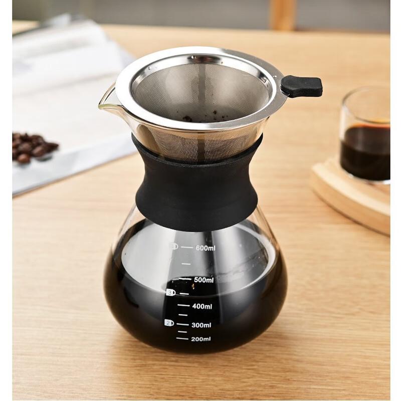 

ZISIZ Cold Brew & Pour Over Coffee Maker with Filter