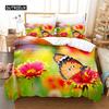 Blomst Sommerfugl Sengetøy Sett Dynetrekk Sett 3d Sengetøy Digitaltrykk Sengetøy Queen Size Sengetøy Sett Motedesign