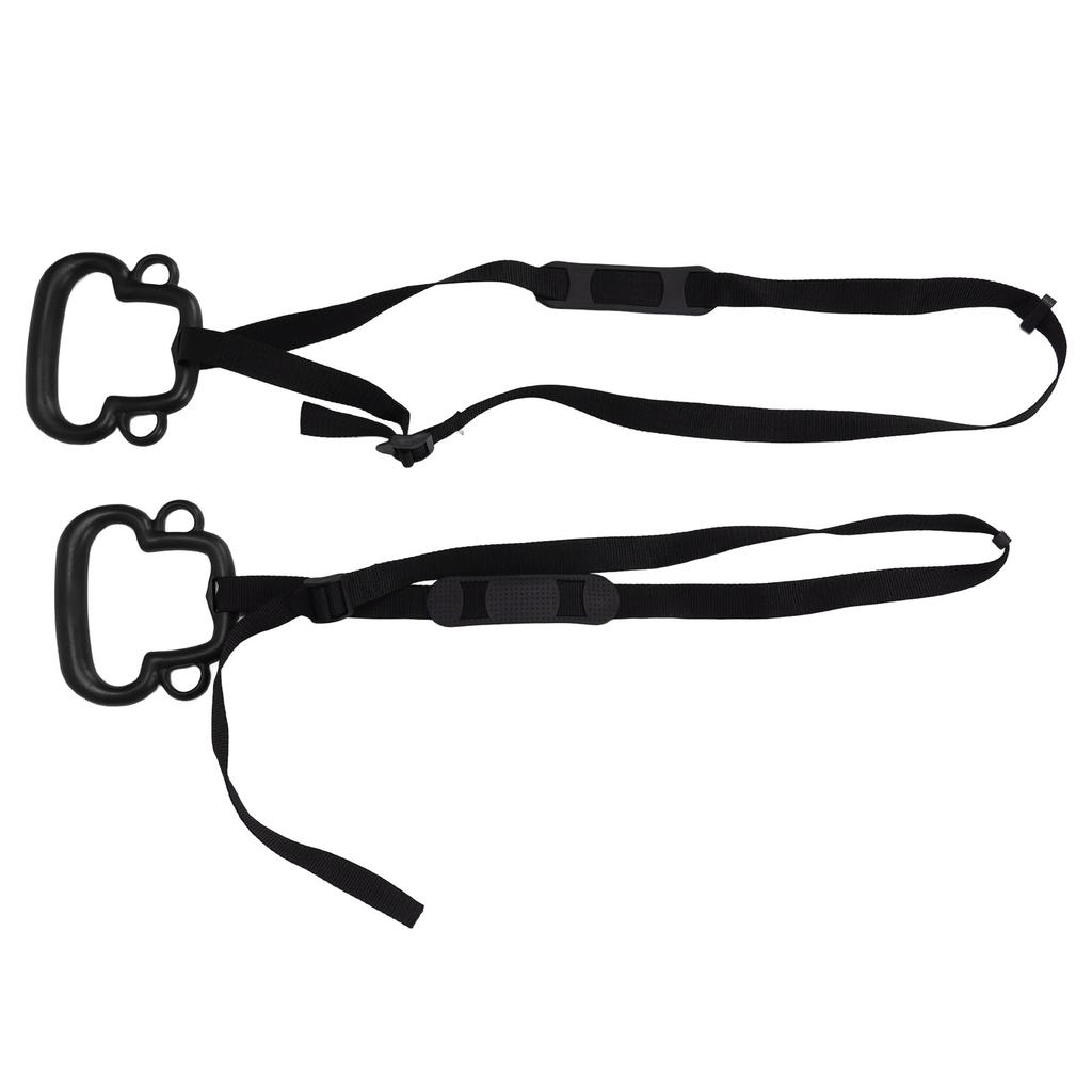 2Pcs Kids Gymnastic Rings Monkey Shape Load Bearing 150KG Ergonomic Portable Outdoor Pull Up Ring with Adjustable