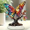 2025 Butterfly Tree Ornament Desktop Ornament Collectibles Table Decors - 2D Printing