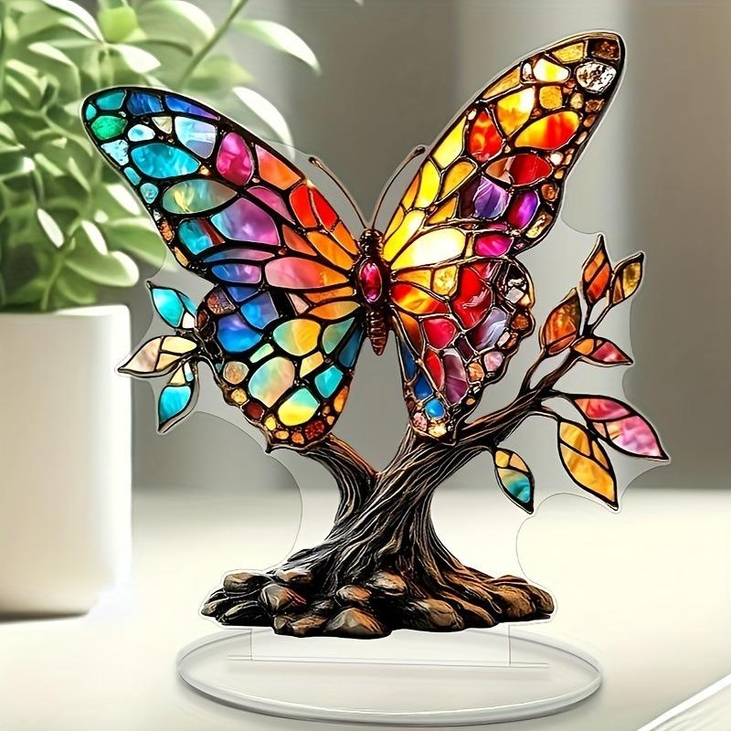 2025 Butterfly Tree Ornament Desktop Ornament Collectibles Table Decors - 2D Printing