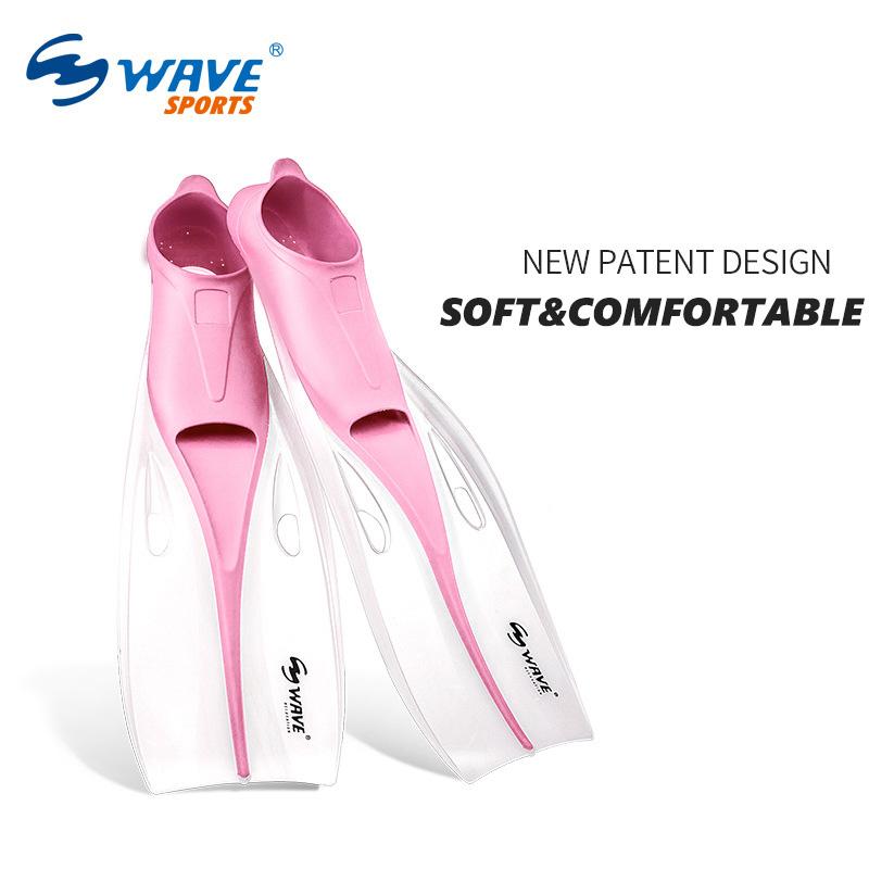WAVE 2026 Profesjonalne Płetwy Nurkowe dla Dorosłych Kombinezon do Snorkelingu Sprzęt Płetwy Nurkowe Pływackie Odpowiednie dla Dorosłych Mężczyzn Kobiet