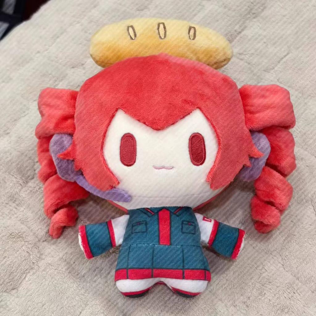 Boneca de Pelúcia Fofa Baguette Kasane Teto Versão Magnética de Pão Periféricos de Anime Brinquedo de Pelúcia 15cm Acessórios de Pingente de Bolsa Presente para Menina