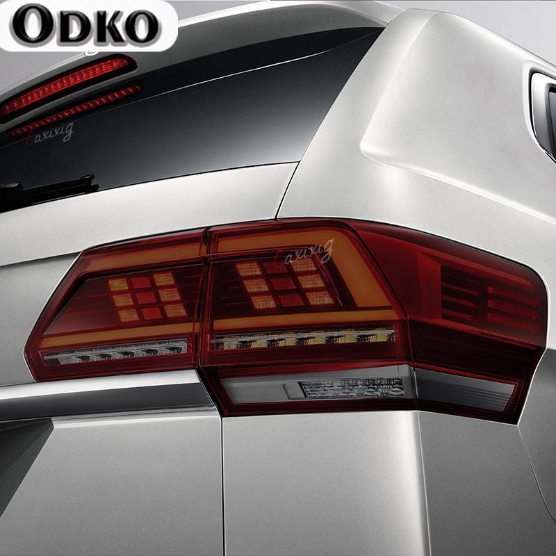 Car Headlight Protective Film Headlamp Transparent Black TPU Sticker For Volkswagen VW Atlas Teramont 2017 2018 Accessories
