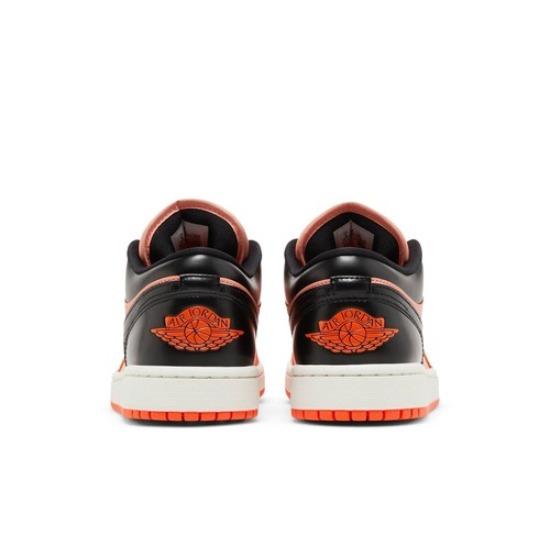 Air Jordan Air Jordan 1 Low SE 'Rush Orange Black' DM3379-600 Women's Shoes