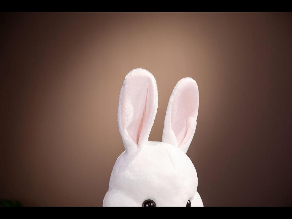 Bobby Bear Long-Eared Rabbit Plush Toy - Cute Large Pillow Doll for Claw Machines