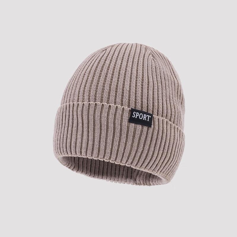 Men s Winter Fleece-Lined Knitted Beanie
