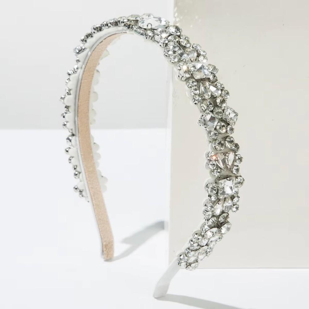 Rhinestone Full Diamond Headband European and American Hair Ties Baroque Hairbands  Hair Accessory