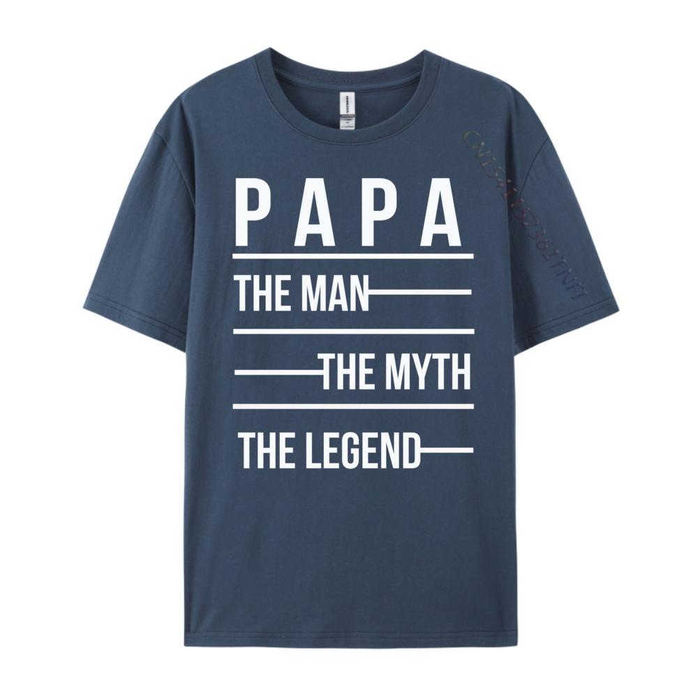 Papa Myth Legend Mens Shirts Graphic Tee Man Clothes Grahpic Tee Shirt T Shirts
