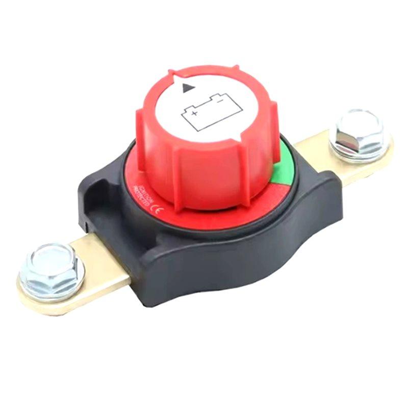 Power Cut Kill Switch Battery Side Post Quick Disconnect, 12V-48V 300A Waterproof Master Isolator For Car RV Boat