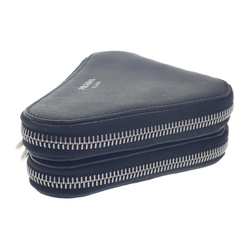 Prada 1NR015 2WAY Bag Black Safiano Women