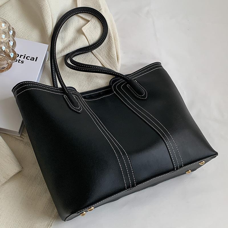 

Большая сумка женская сумка 2025 новая мода осень и зима повседневная универсальная сумка через плечо премиальная сумка-тоут