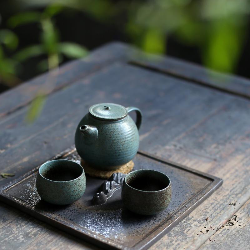 180ml Japanese Kiln-Change Teapot Antique Kung Fu Tea Set