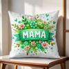 MaMa Cushion Cover Natural Linen Organic Fabric DoubleSided Printing Couch Pillow Covers Home Decor