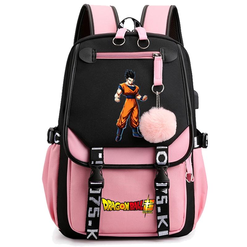 Anime Dragon Ball Bag Large Capacity Backpack for Women Anti Theft Travel Bag Back To Schoolbag for Teenager Girl Laptop Bag Women Travel Bag Mochila