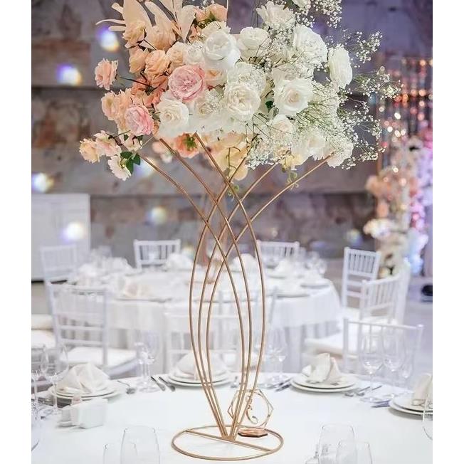 Rose Head Artificial Flowers for Decoration Compositions 5 pcs - Peach