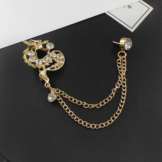 Anzugnadeln mit Quaste, klassisch, elegant