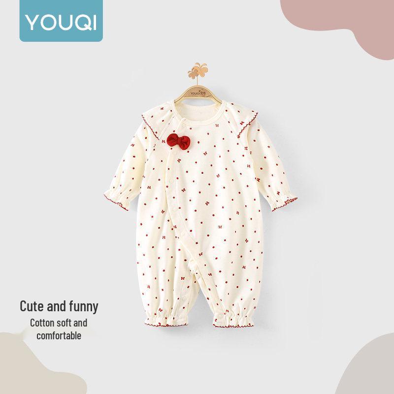 Youqi Autumn Baby Girl Romper - Cute 2026 Style Jumpsuit for Girls