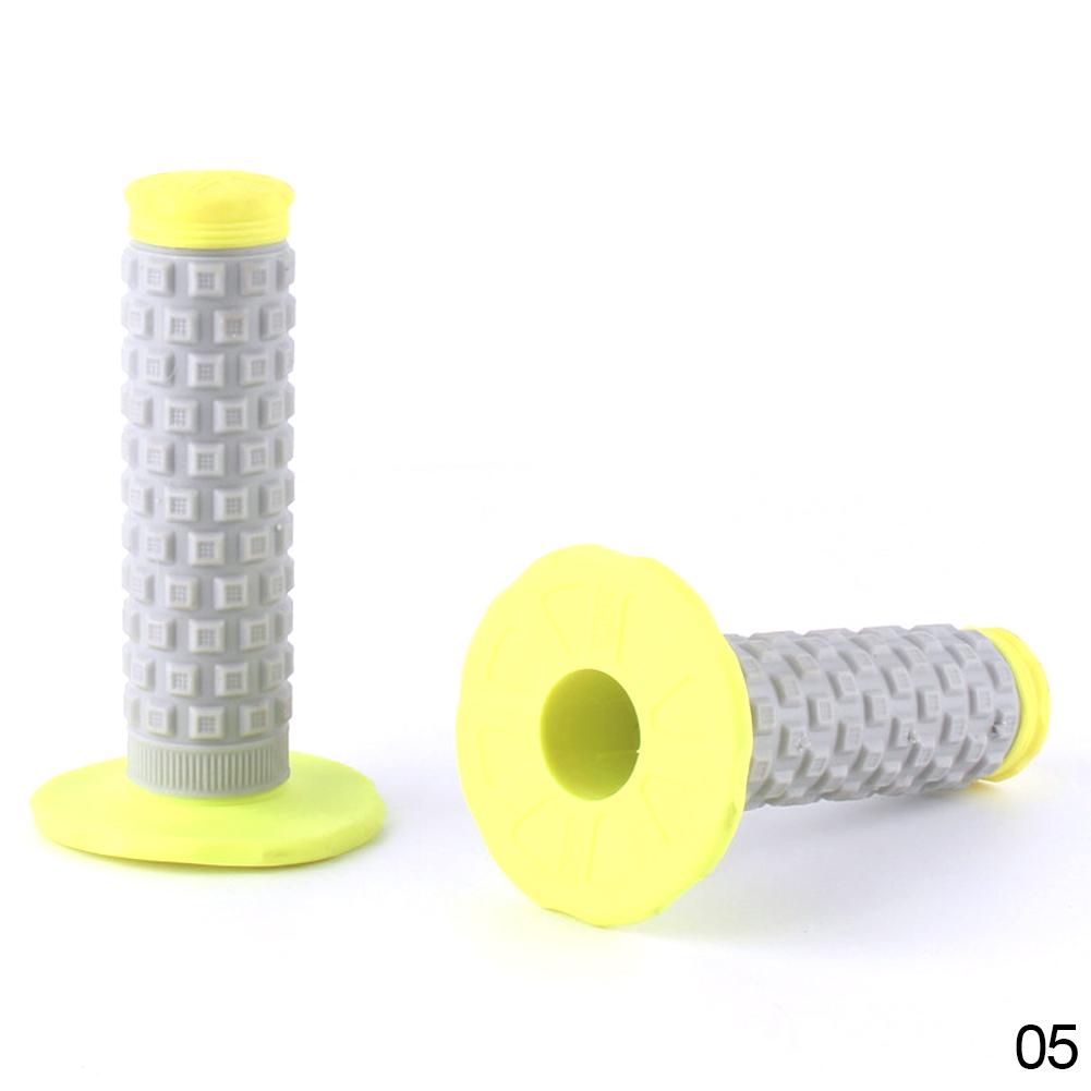 2 szt. Uniwersalne 7/8" 22mm Chwyty Kierownicy Motocyklowej Antypoślizgowe Gumowe Chwyty Manetki Gazu Do Motocykla Motocross Off Road E-Bike Hulajnogi