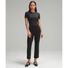 LululemOn Smooth Fit Pull On High Rise Cropped Pant Black