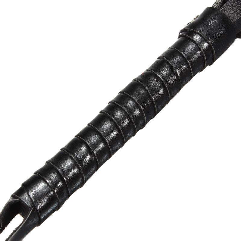 259 Flirtatious Leather Whip - Adult Toy in White, Brown, Black, Red, Pink, Purple with Tassels