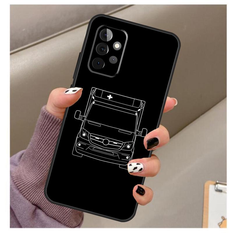 EMT EMS Ambulance Case For Samsung Galaxy A51 A71 A12 A22 A32 A42 A52 A72 A50 A70 A21S A52S A03S Phone Cover