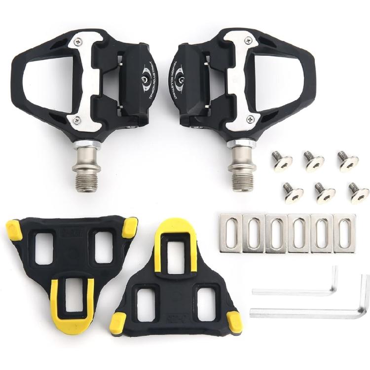 Mountain Bike Locking Pedals Crank Cleats Antiskid Bicycles Pedals Adapters for Improved Grip and Safe