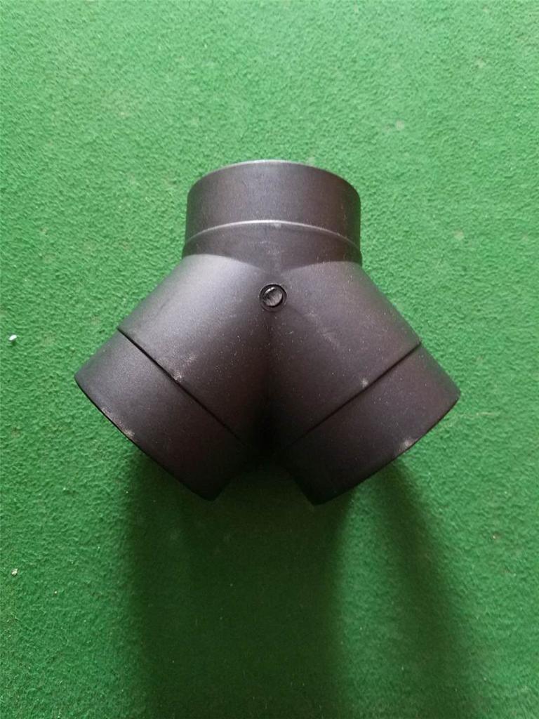 2,95 Zoll Y-Stück Luftauslasskanalbogenrohr Auslass Auspuffanschluss