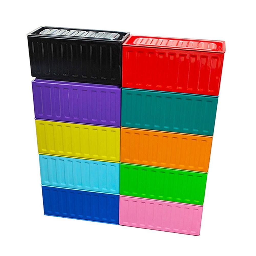 Wrought Iron Mini Container Model Metal Box Small Size Desktop Storage Box Retro Industrial Style Model Ornaments