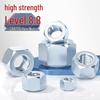 WMN M10 Galvanized Hex Nuts, Aluminum Alloy