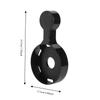 4.8x7.28 In For Google Home Mini Holder Black Wire Organizer Socket Outlet Holder  Wall Mount
